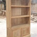 Colonial bookcase unfinished