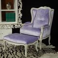 French Louis XV bergere wings back