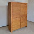 Teak solid wood cabinet 4 doors full view