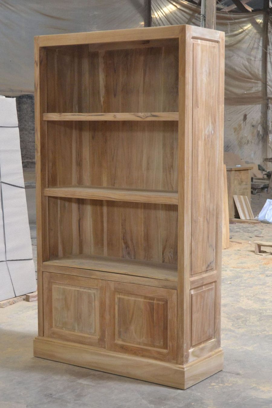 Colonial bookcase teak