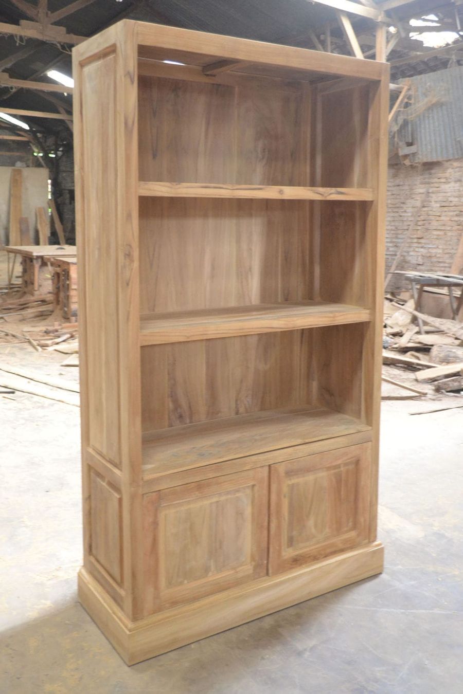 Colonial bookcase unfinished