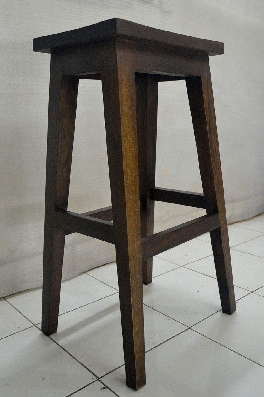 Communal barstool upholstered seat and backres