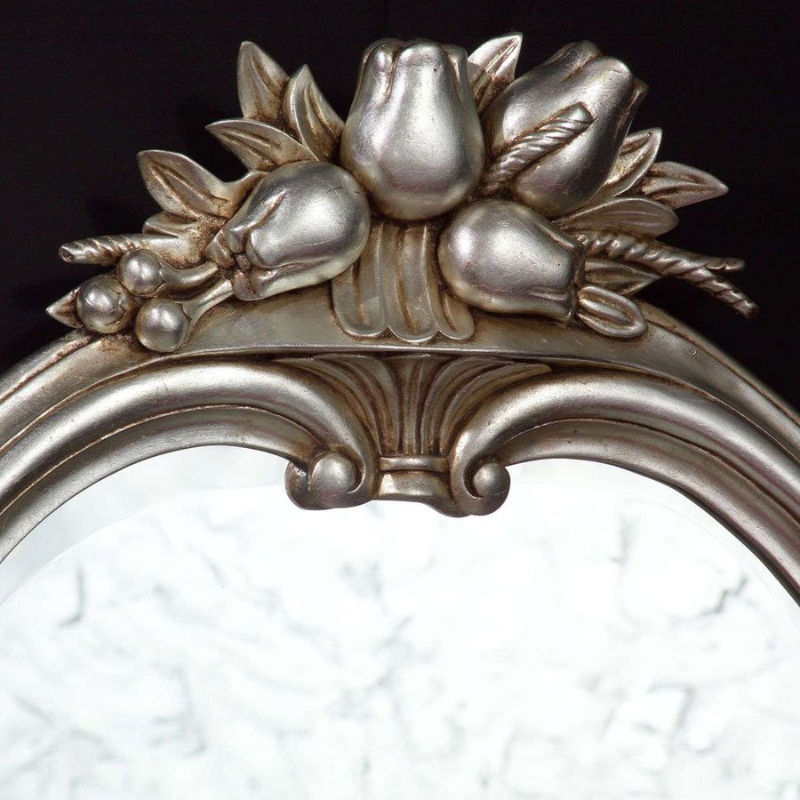Grape carving mirror detail
