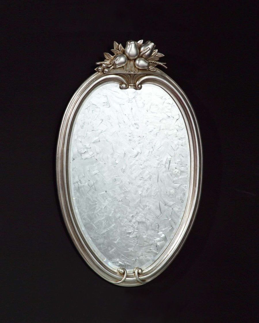 Grape carving mirror