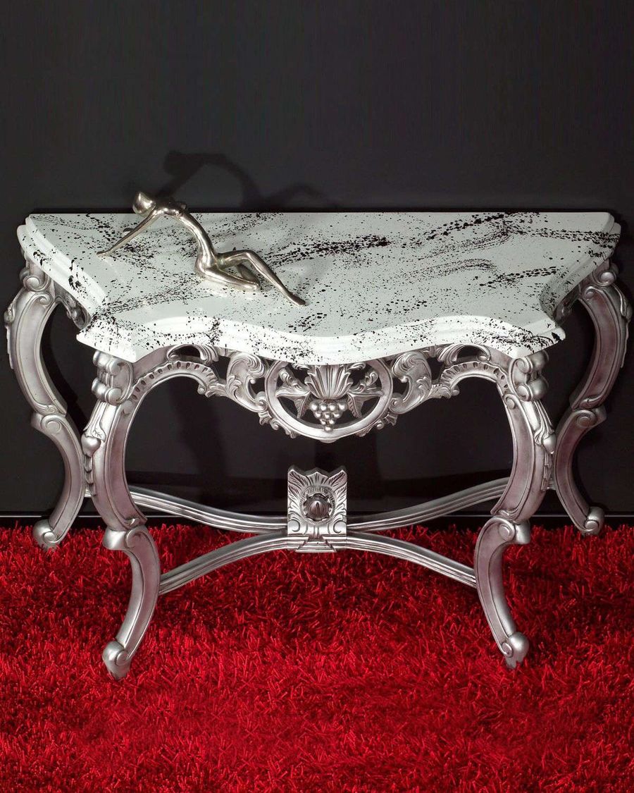 Grape carving wall table top