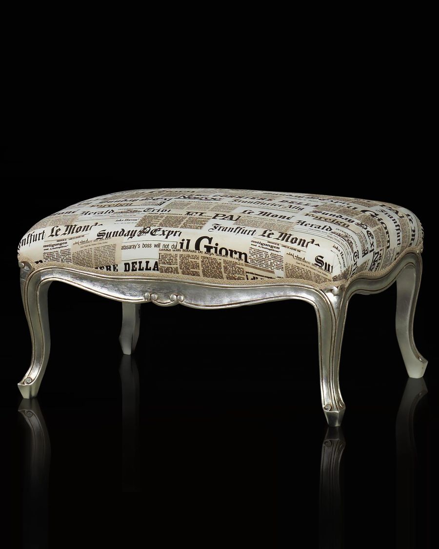 French Louis XV stool silver