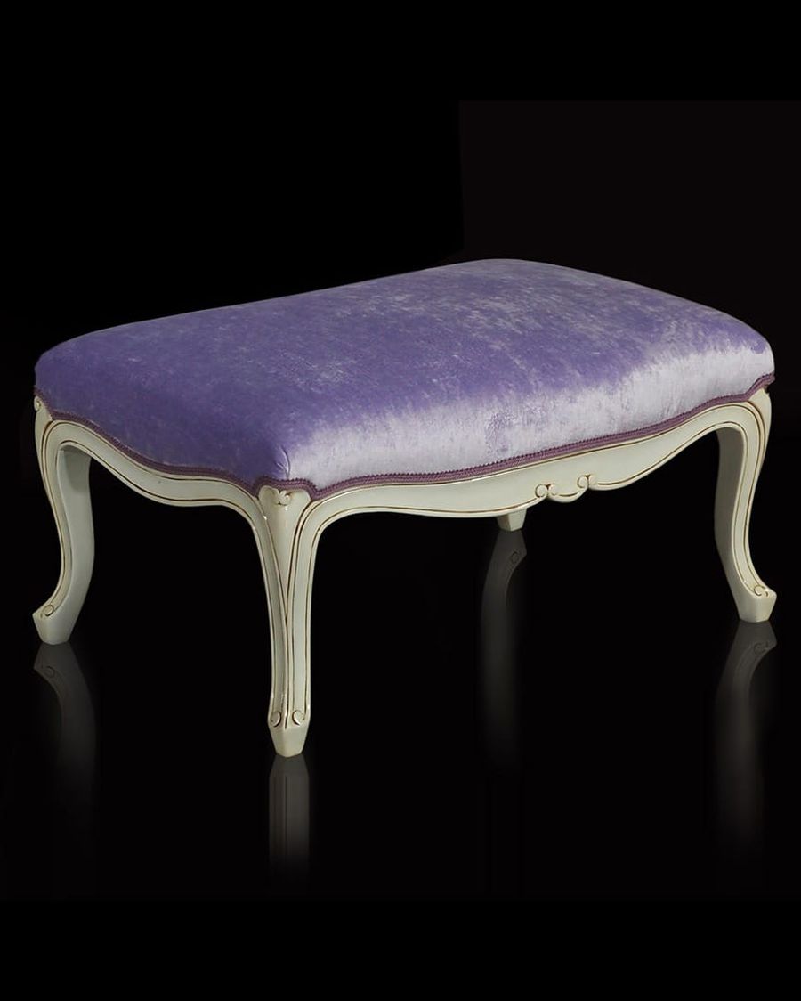 French Louis XV stool white