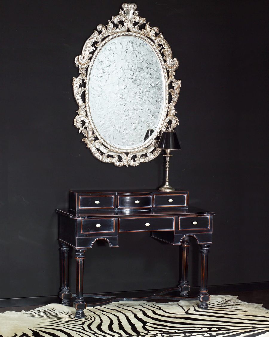Vintage dressing table with wall  mirror