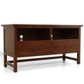 Tv stand 2 drawers mahogany wood