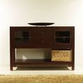 Mahogany simple sideboard front view