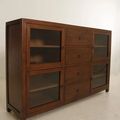 Simple plain mahogany sideboard