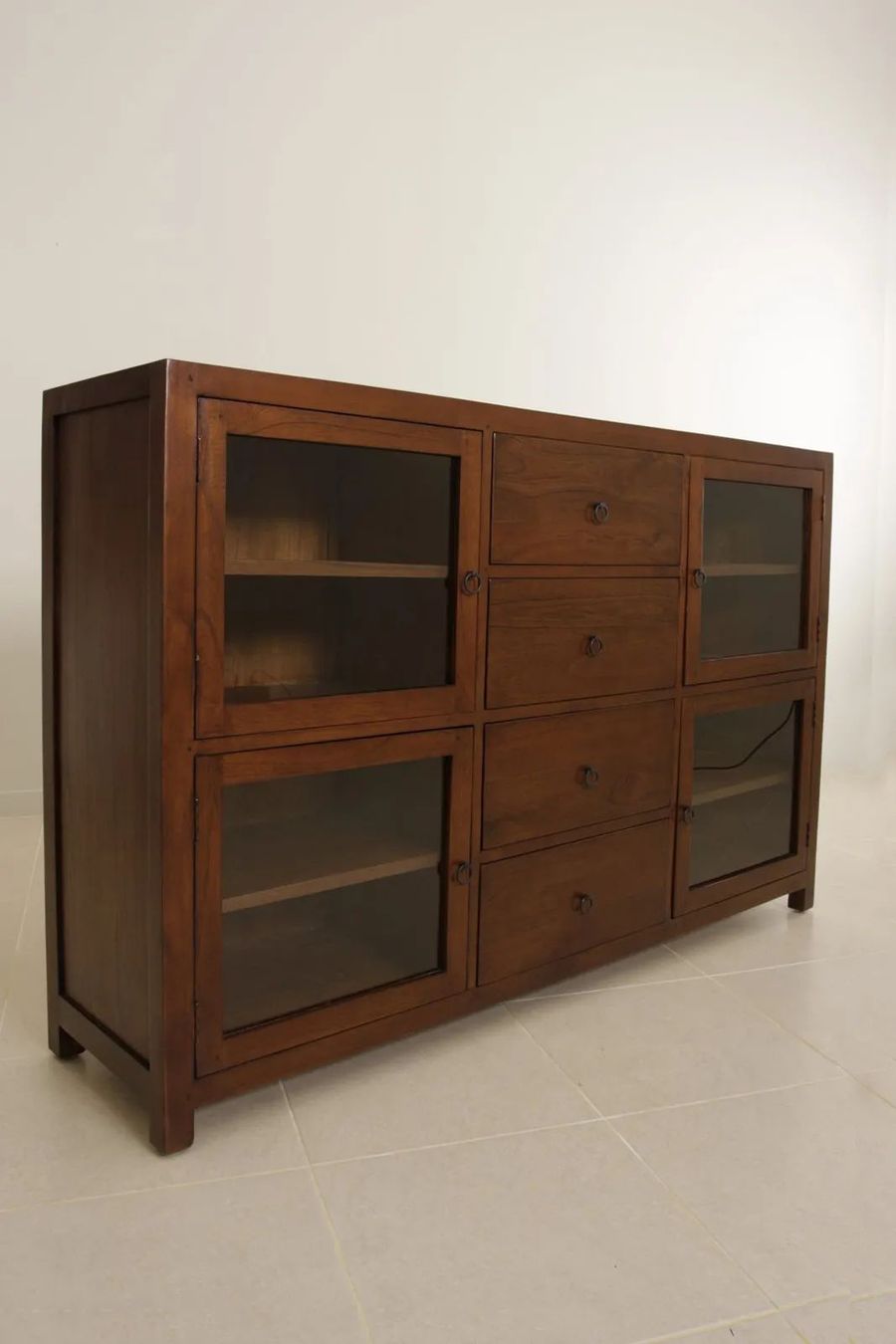 Simple plain mahogany sideboard