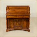 American roll top desk front detail