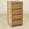 Bali teak bathroom commode 4 drawers