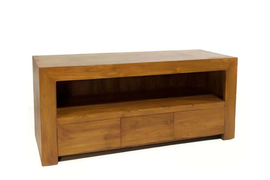 Basic tv stand teak wood