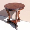 Chippendale tripod accent table
