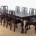 Chippendale large dining table using in dining furniture set