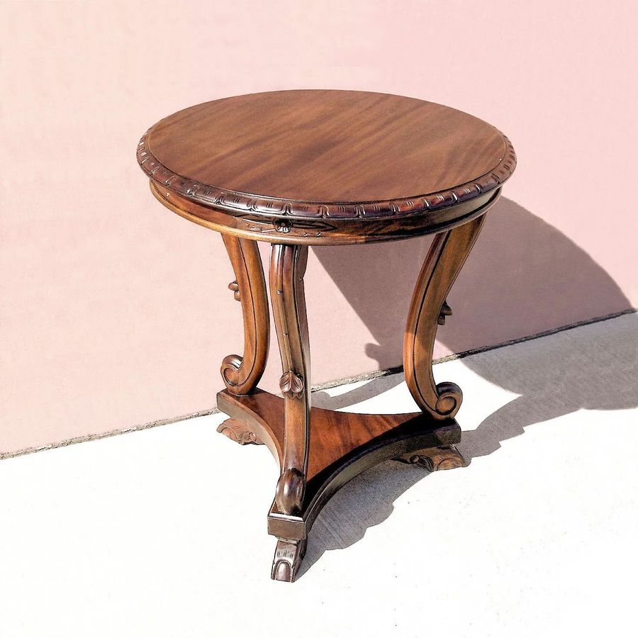 Chippendale tripod accent table