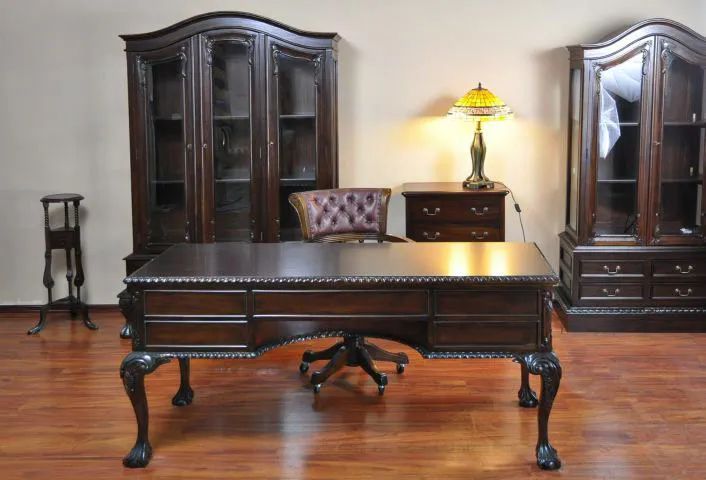 Chippendale bureau  back side