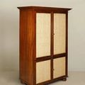 Rattan armoire