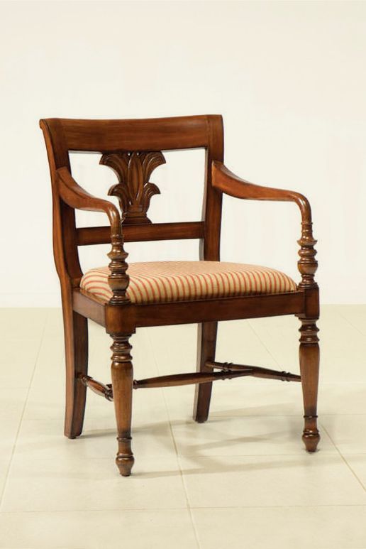 Commercial palm dining armchair