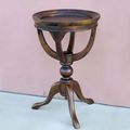 Empire tea table mahogany wood