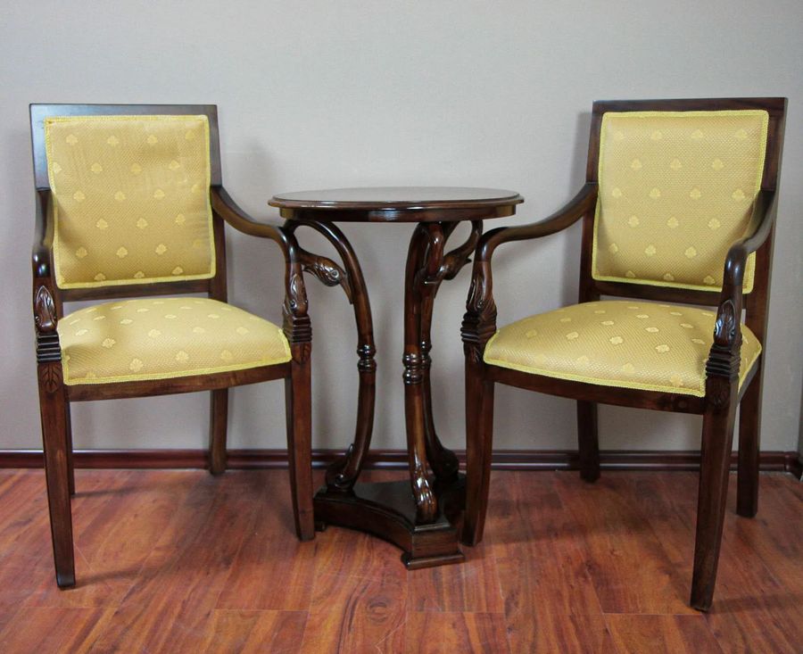 Pair of empire chair
