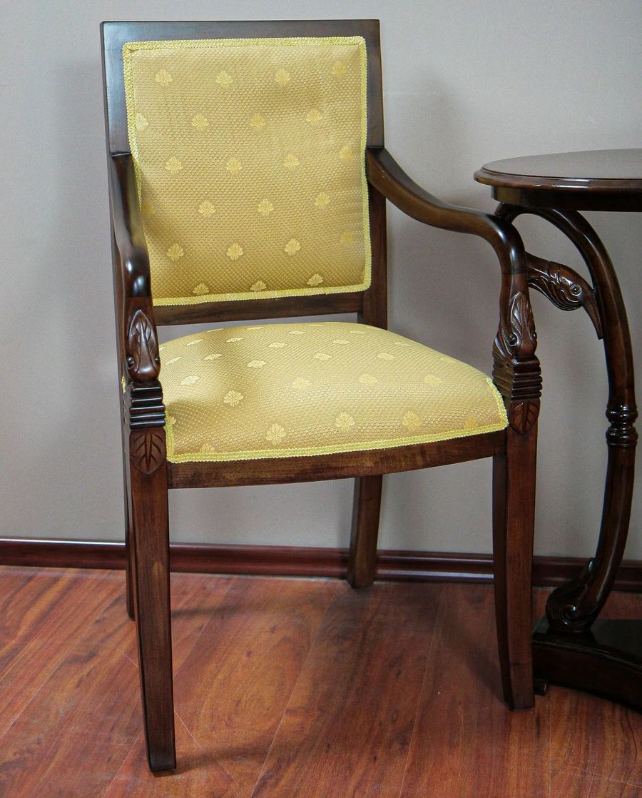 Empire chair seat detail