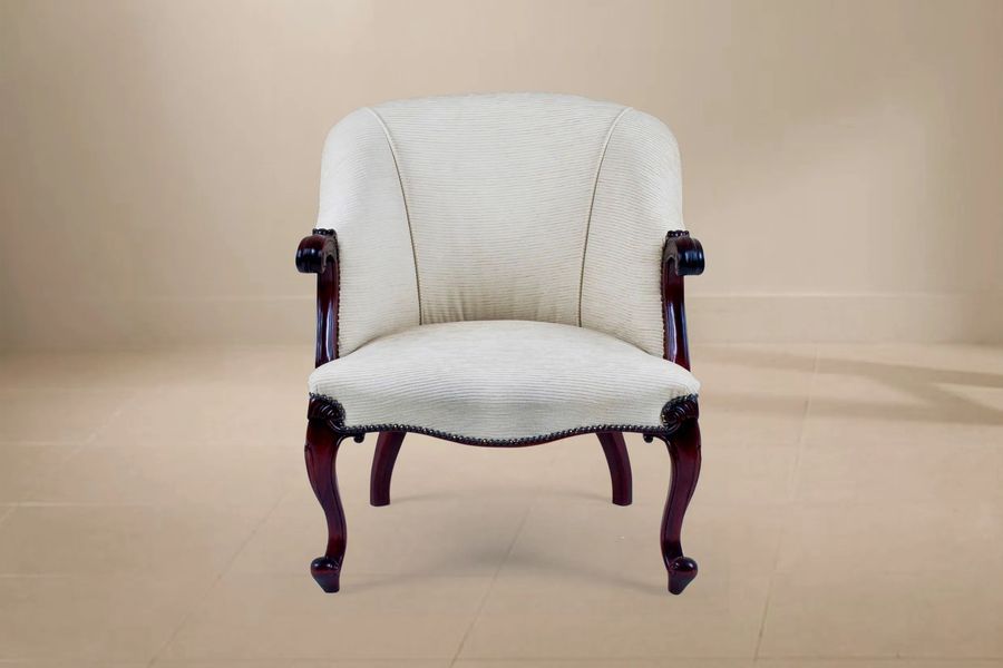 Georgian tub chair front view