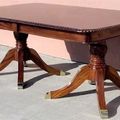 Regency dining table without extensions