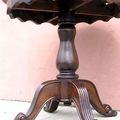 traditional solid wood lock top to pedestal