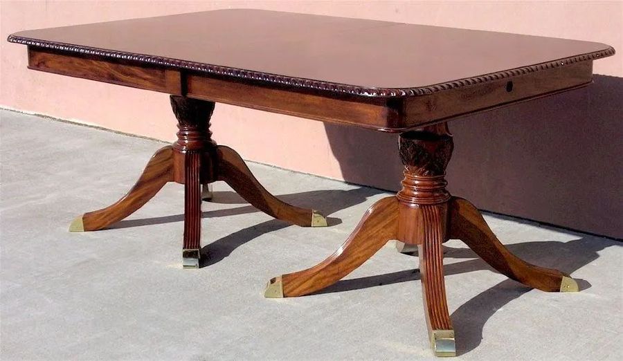 Regency dining table without extensions