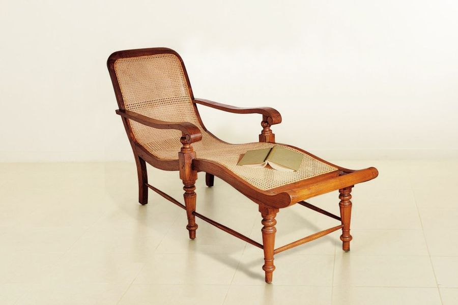 Regency lounger teak wood and rattan