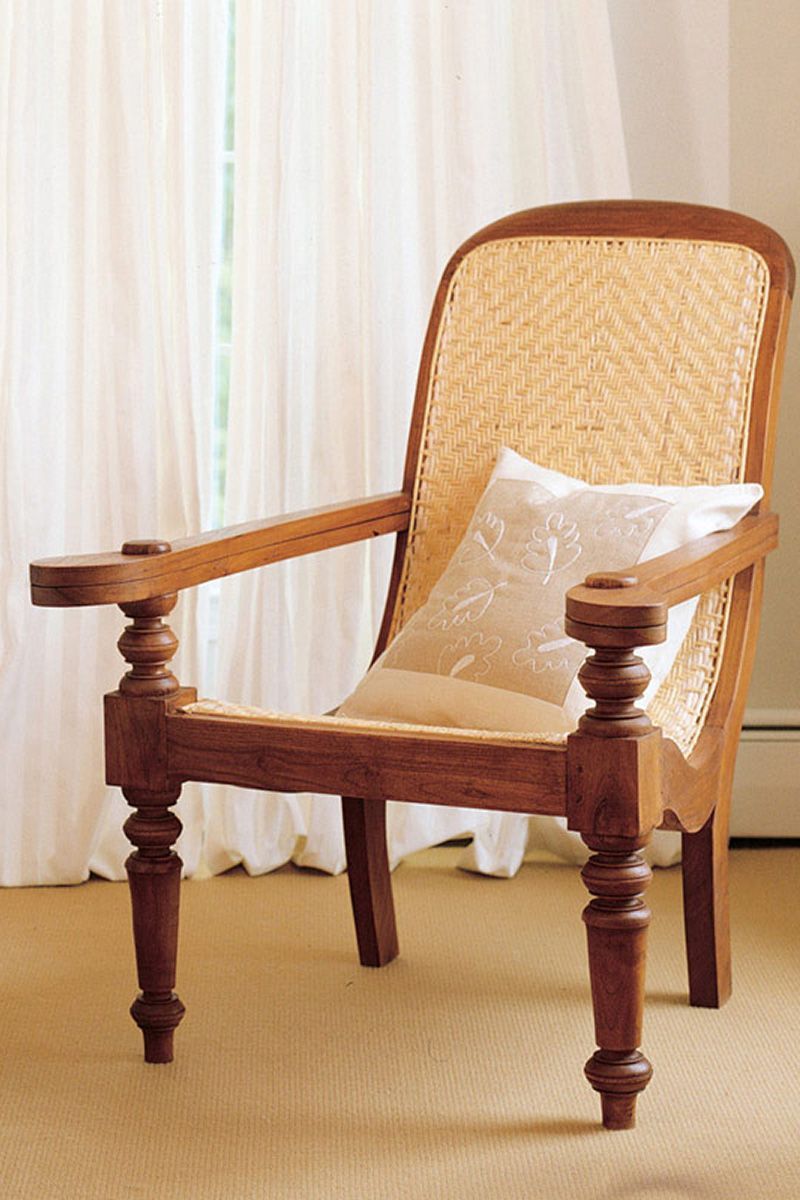 Regency lazy chair arm rest rotated to front