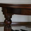 Plain solid wood moulding edge top leaf