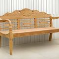 Raffles garden bench 3 seat teak wood