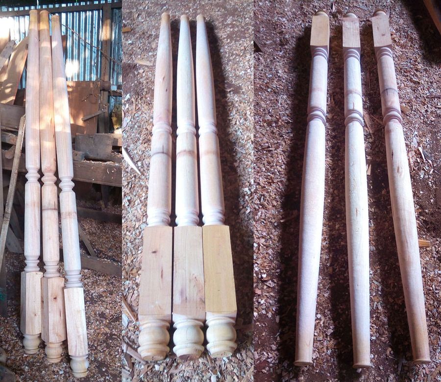 Sheraton posters after lathe process