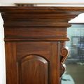 Mahogany wood moulding crown top