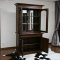 Victorian cabinet hutch all doors opened