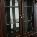 Mirror back and glass doors