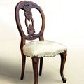 Fiddle back dining chair