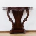 Frons side detailed vies of the fiddle carving wall table