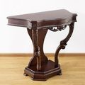 Fiddle back wall table mahogany wood