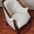 Victorian tub chair classic mahogany 