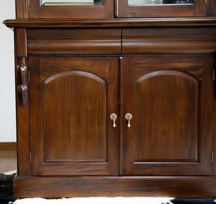 Mahogany wood base 2 doors