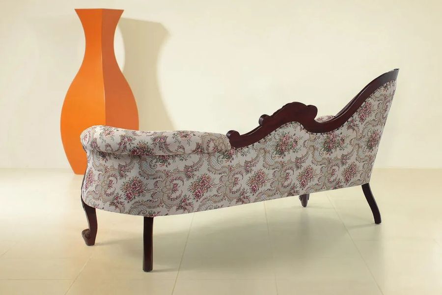 Victorian sofa back side detail