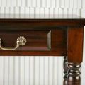 Colonial console table 1 drawer detail