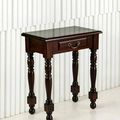 Colonial console table 1 drawer classic mahogany color