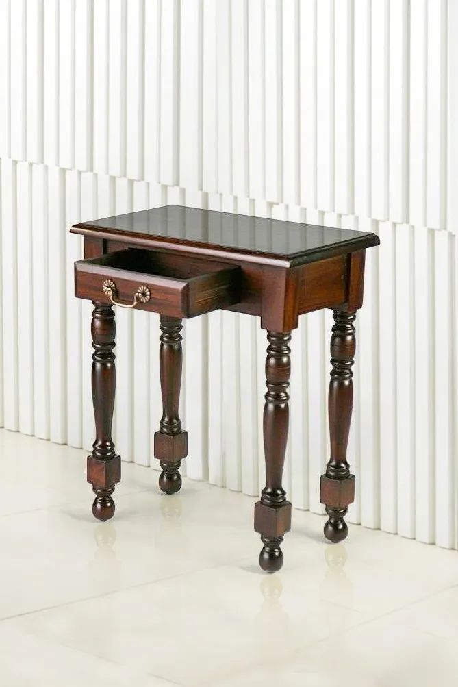 Colonial console table 1 drawer pulled