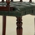 Mahogany wood fluted legs